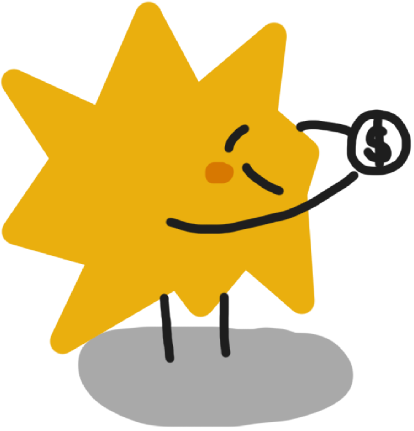 estrella feliz